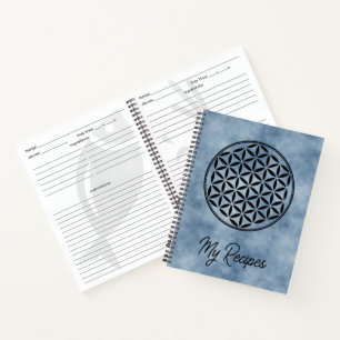 FLOWER OF LIFE - Sacred Geometry Symbol full 1 Notebook