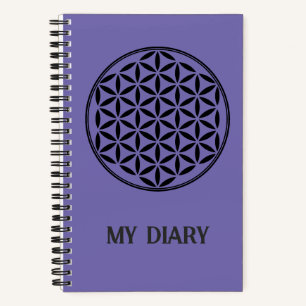 FLOWER OF LIFE - Sacred Geometry Symbol full 1 Notebook