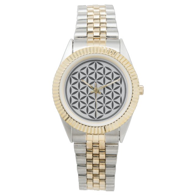 FLOWER OF LIFE - Sacred Geometry Symbol full 1 Watch (Front)