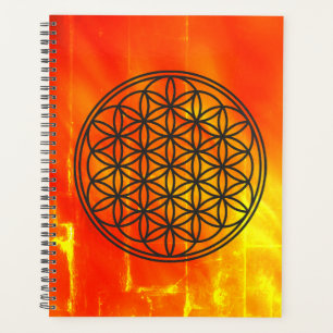 FLOWER OF LIFE - Sacred Geometry Symbol outline 1 Planner