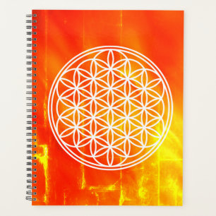FLOWER OF LIFE - Sacred Geometry Symbol outline 2 Planner