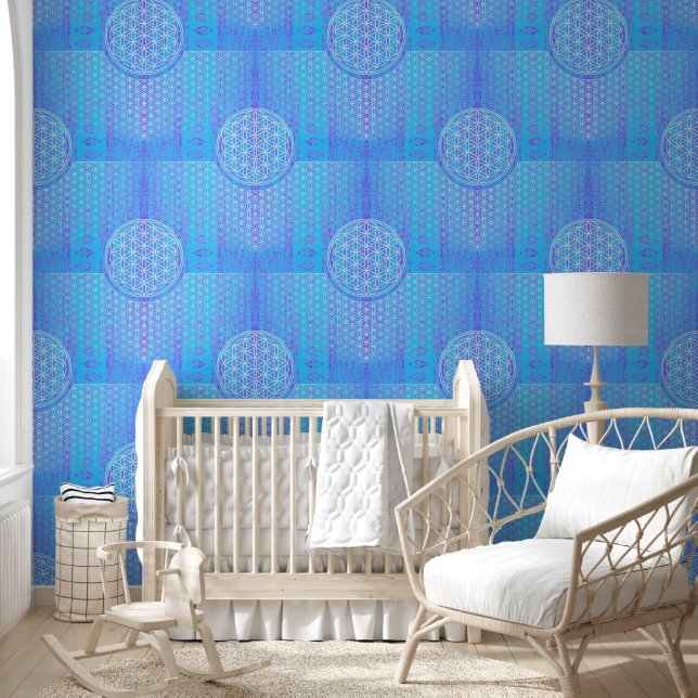 Flower Of Life - Seamless Pattern Art 3 Wallpaper (Kids)