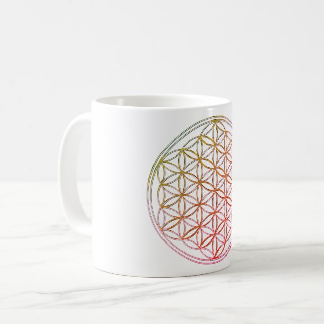 Flower of life | small coffee mug (Front Left)