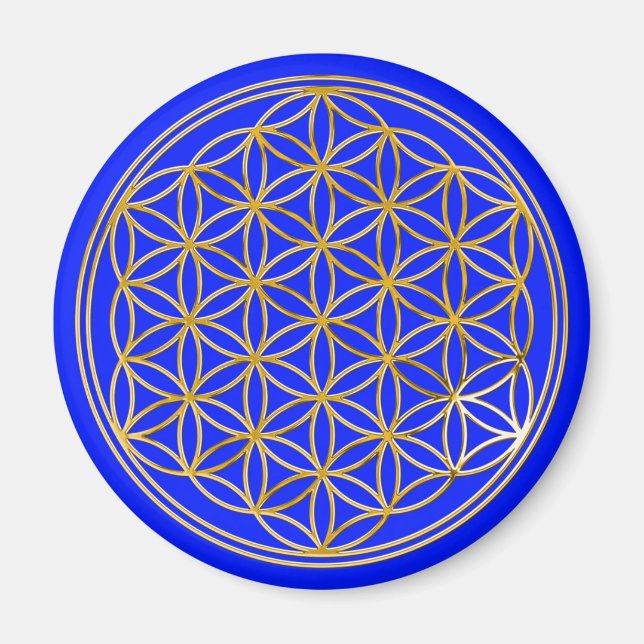 Flower of life | small Royal Magnet (Front)