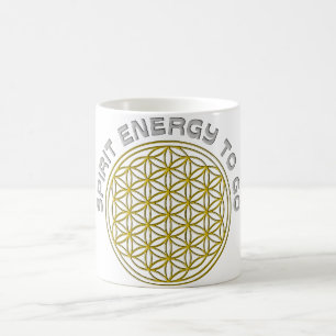 FLOWER OF LIFE - SPIRIT ENERGY TO GO COFFEE MUG