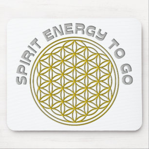 FLOWER OF LIFE - SPIRIT ENERGY TO GO MOUSE PAD