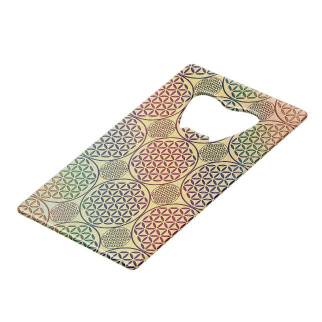 Flower of Life - stamp grunge pattern 1 (Front Angled)