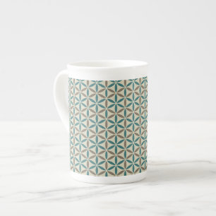 Flower of Life - stamp pattern - BG 1 Bone China Mug