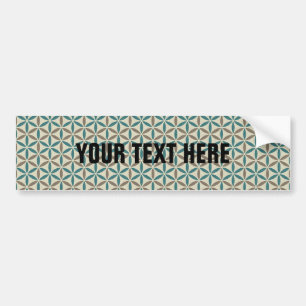 Flower of Life - stamp pattern - BG 1 Bumper Sticker