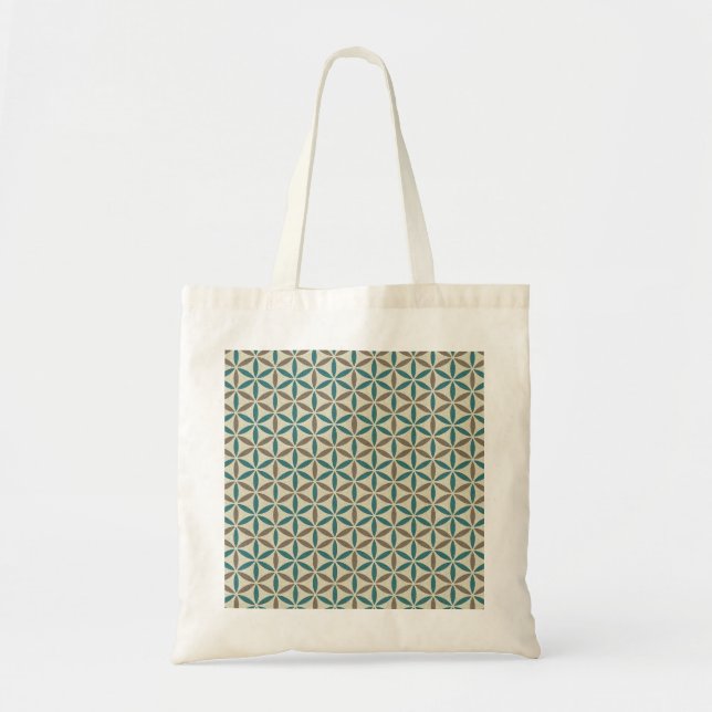 Flower of Life - stamp pattern - BG 1 Tote Bag (Front)