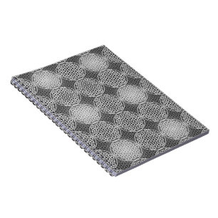 Flower of Life - stamp pattern - grey Notebook