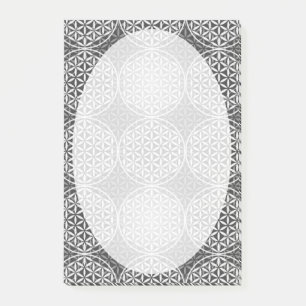 Flower of Life - stamp pattern - grey Post-it Notes