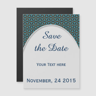 Flower of Life - stamp pattern II + your ideas Magnetic Invitation