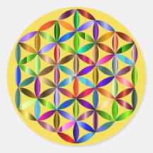 Flower of life sticker!