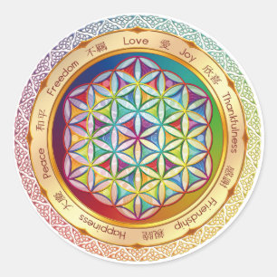 Flower of Life Sticker - ORIGINAL Design by Lilyas