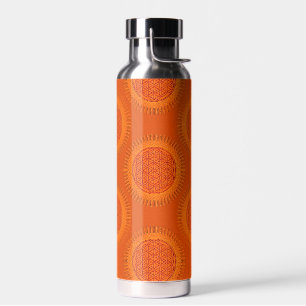 Flower Of Life - sun - seamless pattern 1 Water Bottle