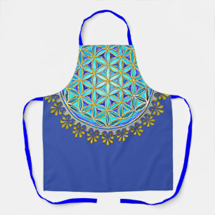 Flower Of Life - Vintage Blossom Ornaments 1 Apron