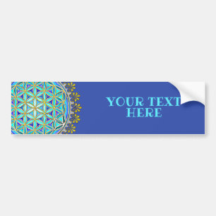 Flower Of Life - Vintage Blossom Ornaments 1 Bumper Sticker