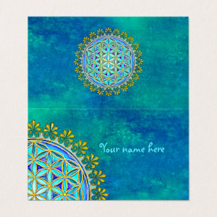 Flower Of Life - Vintage Blossom Ornaments 1 Business Card