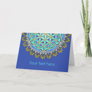 Flower Of Life - Vintage Blossom Ornaments 1 Card
