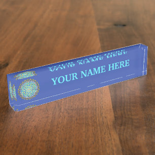 Flower Of Life - Vintage Blossom Ornaments 1 Nameplate