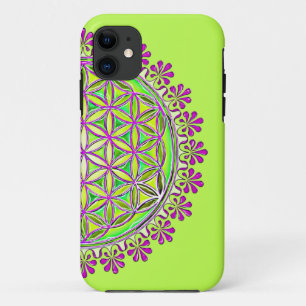 Flower Of Life - Vintage Blossom Ornaments 2 iPhone 11 Case