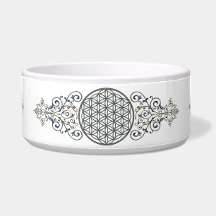 Flower Of Life - Vintage Ornaments blue gold