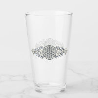 Flower Of Life - Vintage Ornaments blue gold