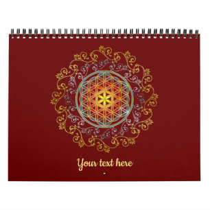 Flower Of Life - Vintage Ornaments Mandala 1 Calendar