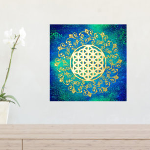 Flower Of Life - Vintage Ornaments Mandala 1 Foil Prints