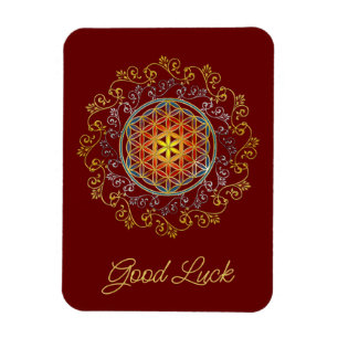 Flower Of Life - Vintage Ornaments Mandala 1 Magnet