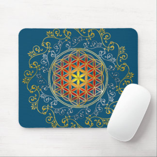 Flower Of Life - Vintage Ornaments Mandala 1 Mouse Pad