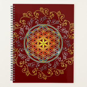 Flower Of Life - Vintage Ornaments Mandala 1 Planner