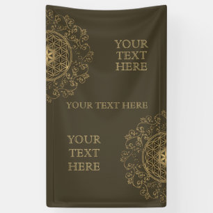 Flower Of Life - Vintage Ornaments Mandala 2 Banner