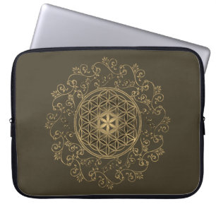 Flower Of Life - Vintage Ornaments Mandala 2 Laptop Sleeve