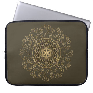 Flower Of Life - Vintage Ornaments Mandala 2 Laptop Sleeve