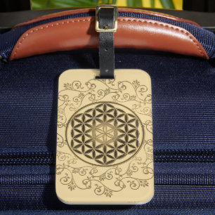 Flower Of Life - Vintage Ornaments Mandala 2 Luggage Tag