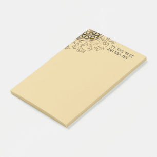 Flower Of Life - Vintage Ornaments Mandala 2 Post-it Notes