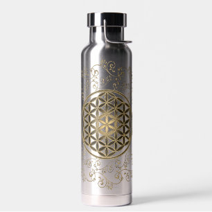 Flower Of Life - Vintage Ornaments Mandala 2 Water Bottle