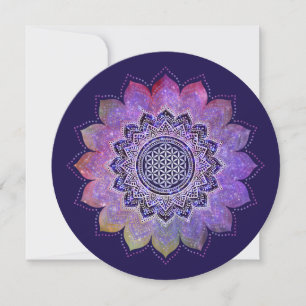 Flower Of Life - Vintage Style Galaxy Space 1