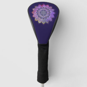 Flower Of Life - Vintage Style Galaxy Space 1 Golf Head Cover