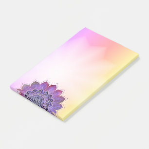 Flower Of Life - Vintage Style Galaxy Space 1 Post-it Notes