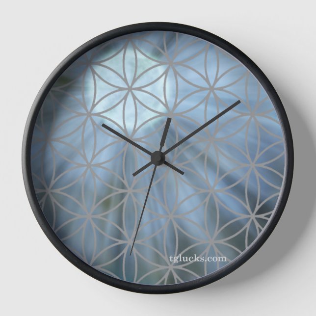 Flower Of Life Wall Clock (Front)