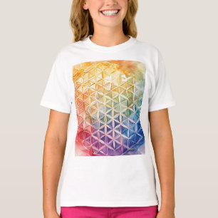 Flower of Life - Watercolor Painting T-Shirt