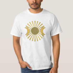 Flower Of Life with Moon T-Shirt