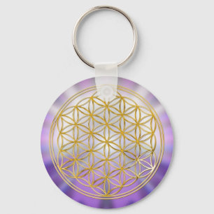 Flower Of Life Yantra Key Ring