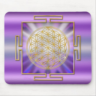 Flower Of Life Yantra Mouse Pad