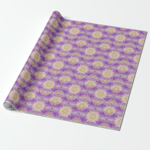 FLOWER OF LIFE - Yantra seamless pattern Wrapping Paper
