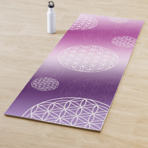 Flower of life yoga mat