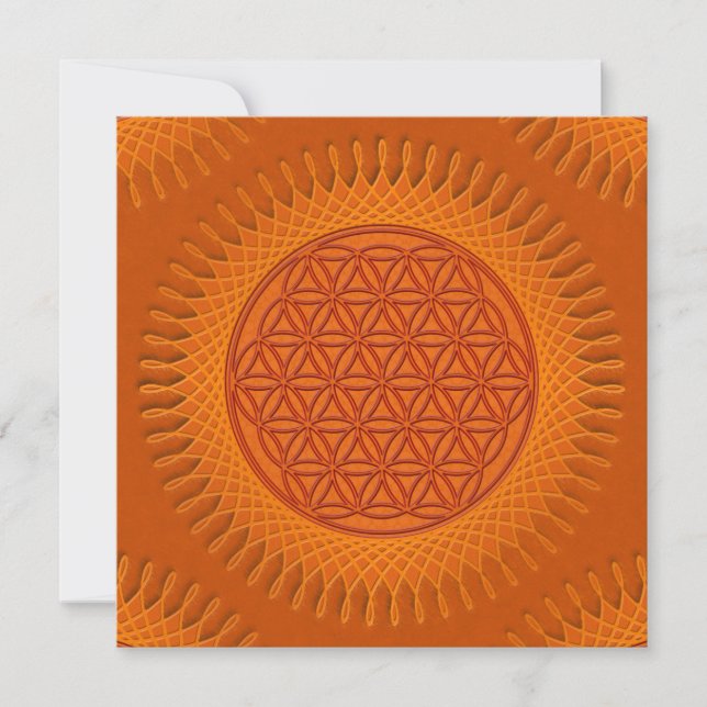Flower Of Live - sun - seamless pattern 1 (Front)